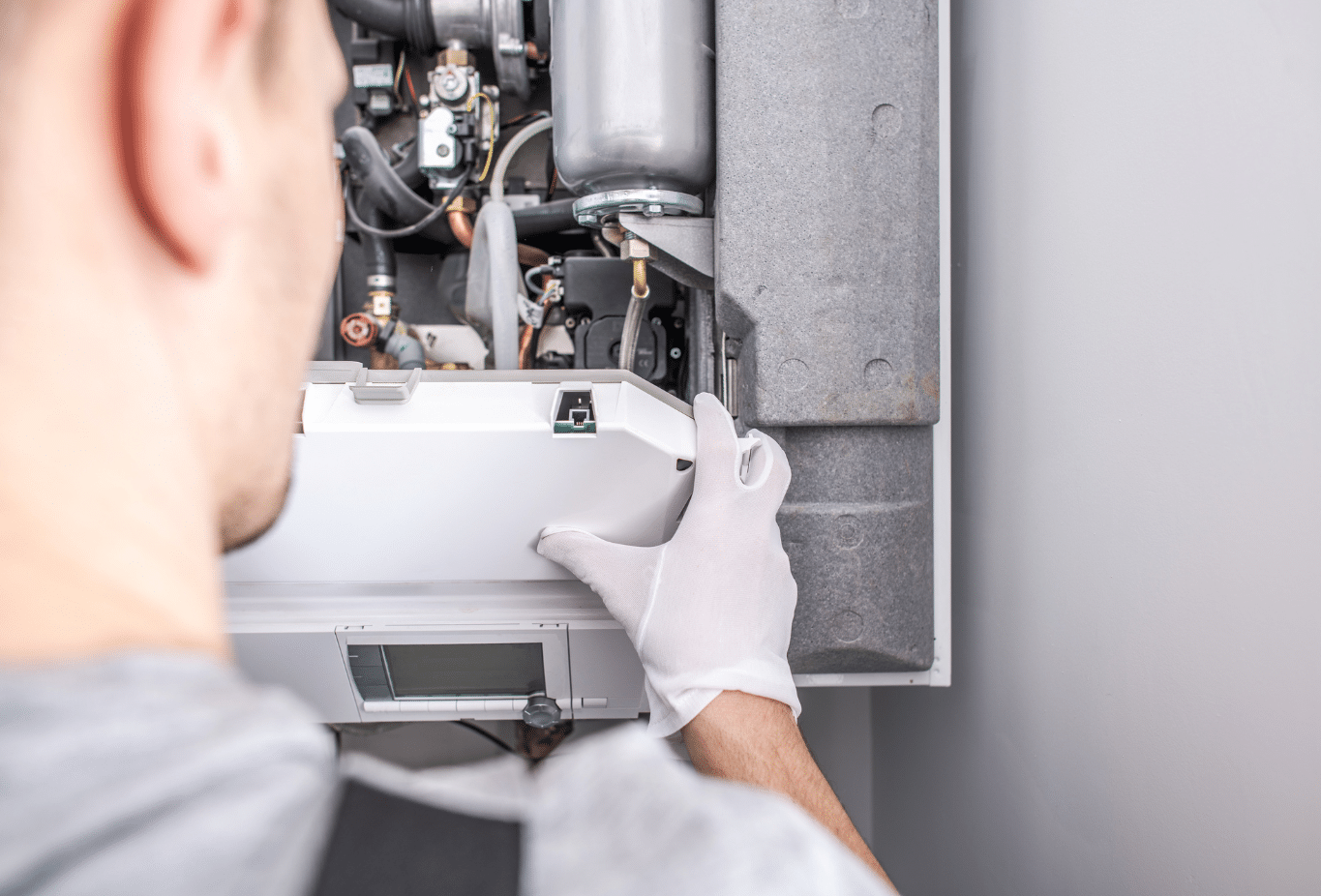 Forced air furnace maintenance