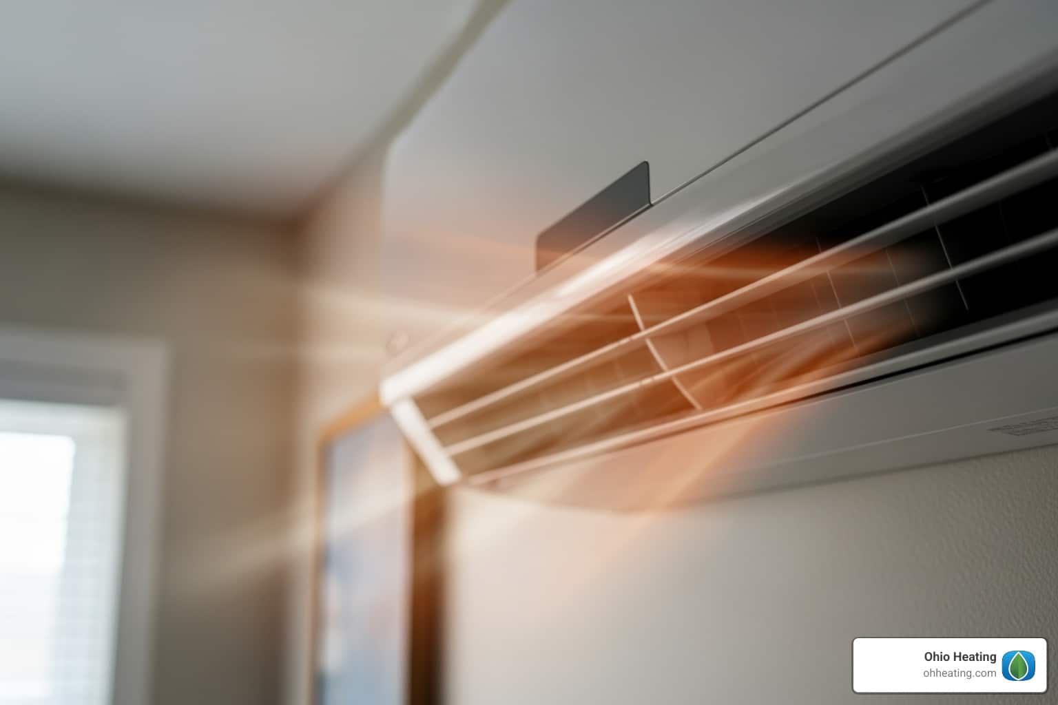 AC blowing warm air